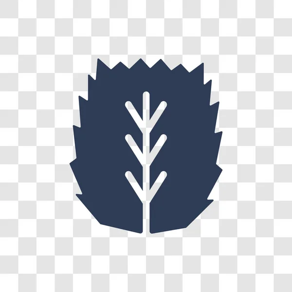 Leaf Icon Модная Концепция Логотипа Листьев Прозрачном Фоне Коллекции Листьев — стоковый вектор