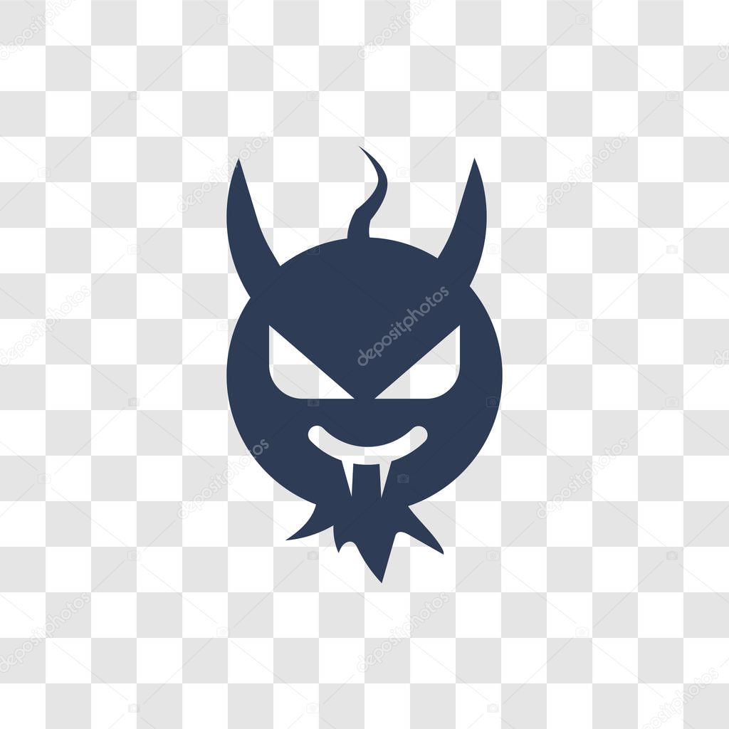 Devil icon. Trendy Devil logo concept on transparent background from Fairy Tale collection