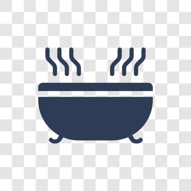 Jakuzi simgesi. Trendy Jakuzi logo kavramı Luxury Collection şeffaf arka plan üzerinde