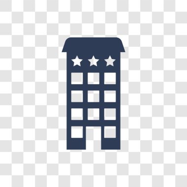 Resort simgesi. Trendy Resort logo kavramı Luxury Collection şeffaf arka plan üzerinde