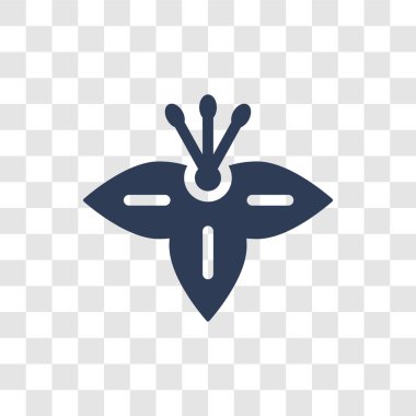 Alstroemeria simgesi. Trendy Alstroemeria logo kavramı doğa koleksiyonundan şeffaf arka plan üzerinde