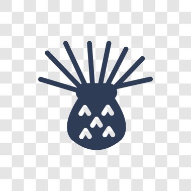 Knapweed simgesi. Trendy Knapweed logo kavramı doğa koleksiyonundan şeffaf arka plan üzerinde