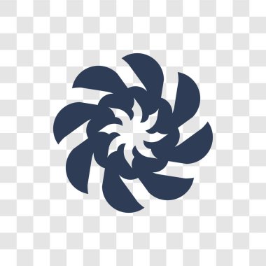 Şakayık simgesi. Trendy şakayık logo kavramı doğa koleksiyonundan şeffaf arka plan üzerinde