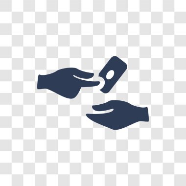 Rüşvet simgesi. Trendy rüşvet logo kavramı siyasi koleksiyonundan şeffaf arka plan üzerinde