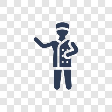 Doktor simgesi. Trendy Doktor logo kavramı meslekler koleksiyonundan şeffaf arka plan üzerinde