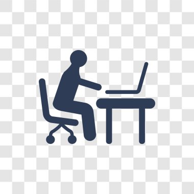 Grafik tasarımcı simge. Modaya uygun grafik tasarımcı logo kavramı meslekler koleksiyonundan şeffaf arka plan üzerinde