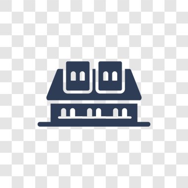 Colory teorisi simgesi. Trendy Colory teorisi logo kavramı teknoloji koleksiyonundan şeffaf arka plan üzerinde