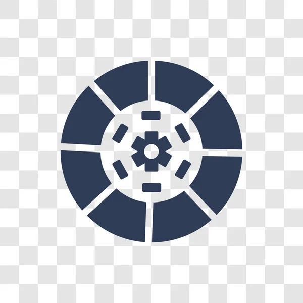 Het Pictogram Van Koppeling Hippe Clutch Logo Concept Transparante Achtergrond — Stockvector