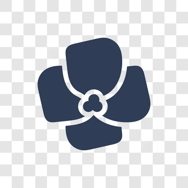 Mauerblümchensymbol Trendiges Wallflower Logo Konzept Auf Transparentem Hintergrund Aus Der — Stockvektor