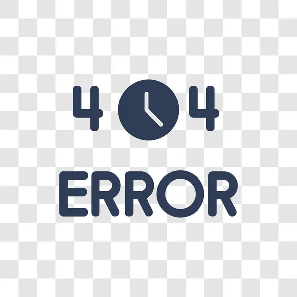 Icono Error 404 Concepto Logotipo Trendy Error 404 Sobre Fondo — Vector de stock