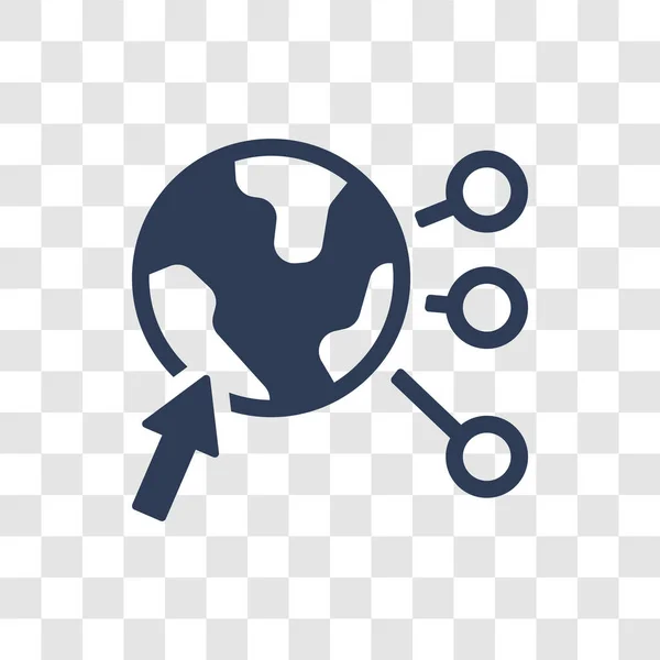 Web Symbol Trendiges Web Logo Konzept Auf Transparentem Hintergrund Aus — Stockvektor