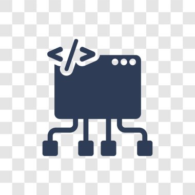 Çerçeveler simgesi. Trendy çerçeveler logo kavramı teknoloji koleksiyonundan şeffaf arka plan üzerinde