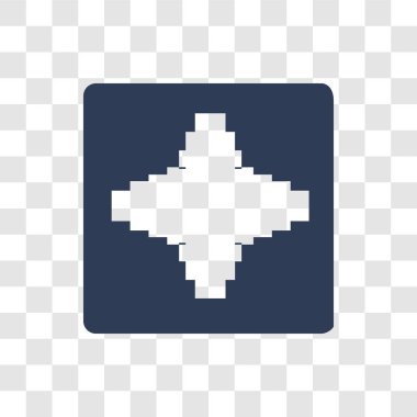 Piksel / inç simgesi. Trendy piksel / inç logo kavramı teknoloji koleksiyonundan şeffaf arka plan üzerinde