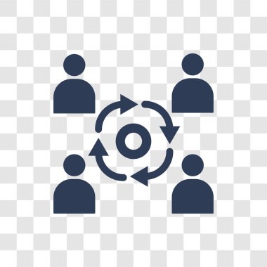 Uptime & kesinti simgesi. Teknoloji koleksiyonundan şeffaf arka plan üzerinde trendy Uptime & kesinti logo kavramı