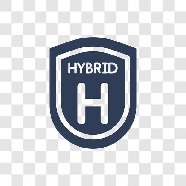 Hibrid App Simgesi Modaya Uygun Melez App Logo Kavramı Teknoloji — Stok Vektör