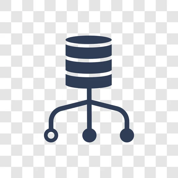 Relational database management system icon. Trendy Relational database management system logo concept on transparent background from Technology collection