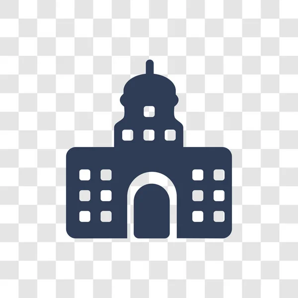 Икона Правительства Концепция Логотипа Trendy Government Прозрачном Фоне Коллекции Соединенных — стоковый вектор