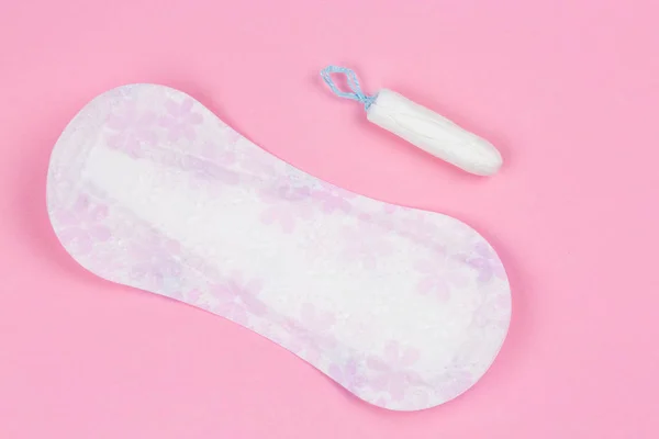 Menstruação Almofada Sanitária Macia Proteção Higiene Mulher Dias Críticos Ciclo — Fotografia de Stock