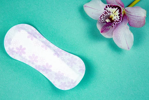 Menstruáció Egészségügyi Puha Pad Egészségügy Védelem Kritikus Napok Nőgyógyászati Menstruációs — Stock Fotó