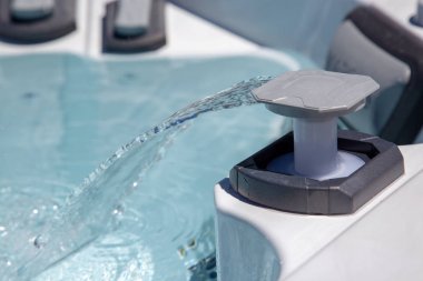 bireysel bir spa yüksek basınçlı su jeti