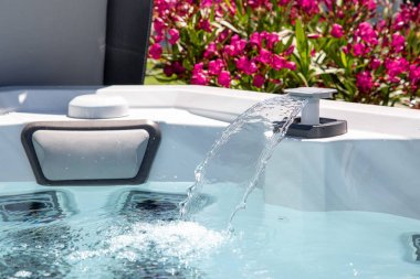 bireysel bir spa yüksek basınçlı su jeti