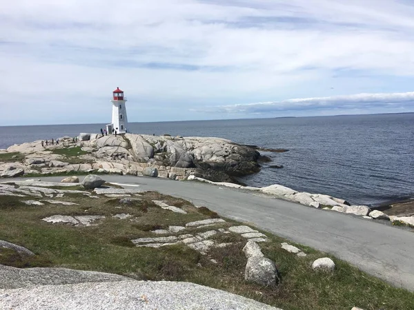 Της Πέγκυ Cove Light House Στο Στο Halifax Nova Scotia — Φωτογραφία Αρχείου