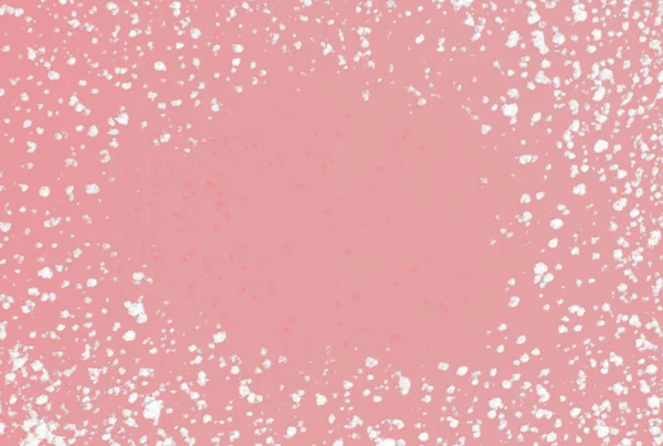 ピンクの表面が霜で覆われています — ストック写真