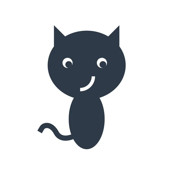 Cat Standing Vector Icon — Stock Vector