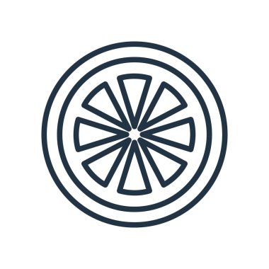 Beyaz arka plan üzerinde greyfurt şeffaf işareti izole greyfurt simge vektör