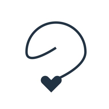 Beyaz arka plan üzerinde kolye şeffaf işareti izole kolye simge vektör