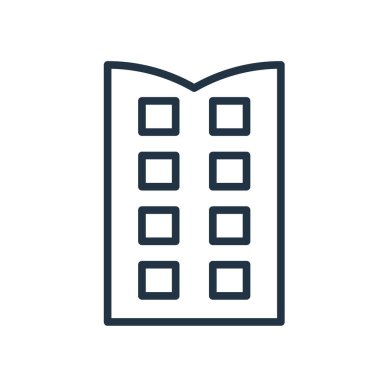 Beyaz arka plan üzerinde Tablet şeffaf işareti izole tablet simge vektör