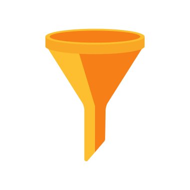 Filtre simgesi üzerinde izole beyaz arka plan web ve mobil uygulaması tasarımı, filtre logo kavramı için vektör