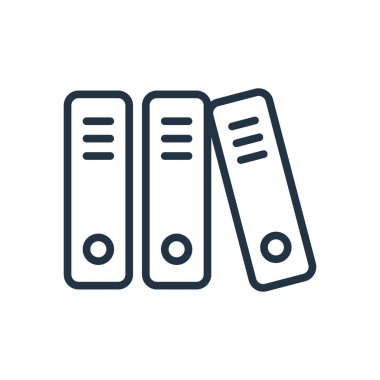 Beyaz arka plan üzerinde arşiv şeffaf işareti izole arşiv simge vektör