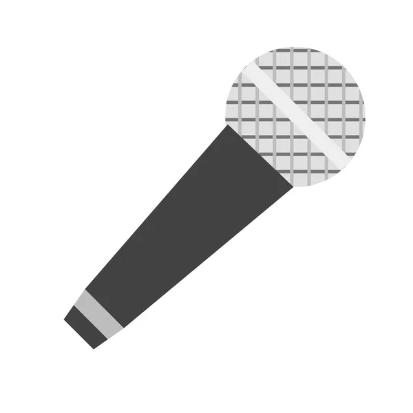 Vektorové Ikony Mikrofonu Izolovaných Bílém Pozadí Pro Váš Web Mobilní — Stockový vektor