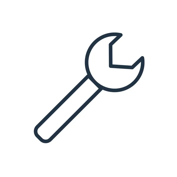 Klíč Ikona Vektor Izolovaných Bílém Pozadí Transparentní Podepsat Klíč — Stockový vektor