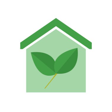 Akıllı ev simgesini vektör web ve mobil uygulaması tasarımı, akıllı ev logo kavramı için izole üzerinde beyaz arka plan