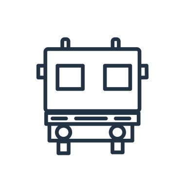 Beyaz arka plan üzerinde yangın kamyon şeffaf işareti izole kamyon simge vektör ateş