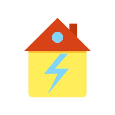 Ev simgesini vektör web ve mobil uygulaması tasarımı, ev logo kavramı için izole üzerinde beyaz arka plan