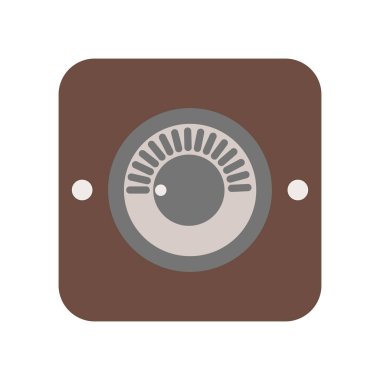 Web ve mobil uygulaması tasarımı, Dimmer logo kavramı için beyaz arka plan üzerinde izole dimmer simge vektör