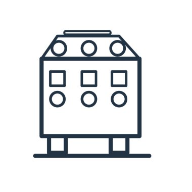 Geri dönüşüm kutusu simgesini vektör izole üzerinde beyaz arka plan, geri dönüşüm bin şeffaf işareti