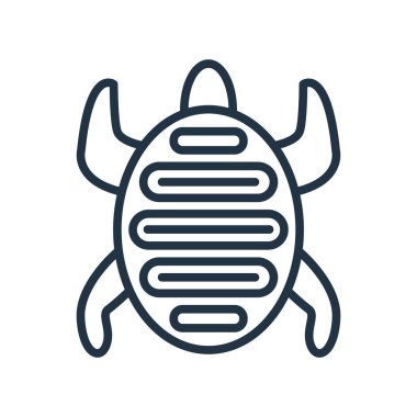 Beyaz arka plan üzerinde kaplumbağa şeffaf işareti izole kaplumbağa simge vektör