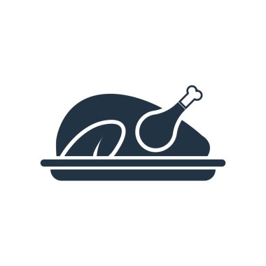 Beyaz arka plan üzerinde tavuk şeffaf işareti izole tavuk simge vektör