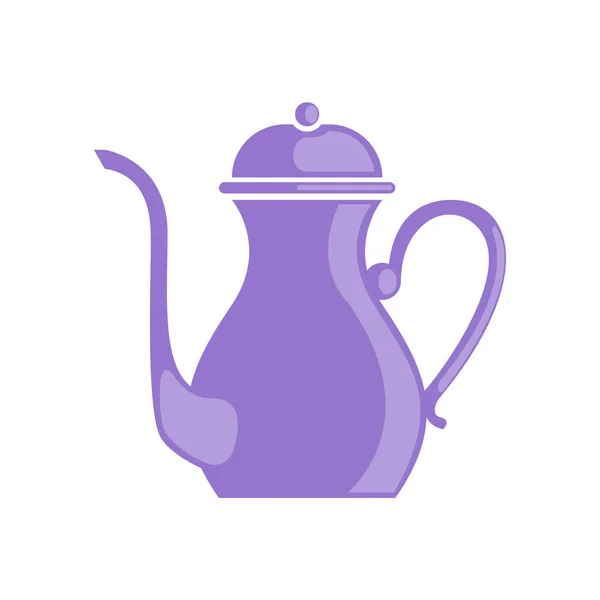Teapot Icon Vector Isolated White Background Your Web Mobile App — Stock Vector
