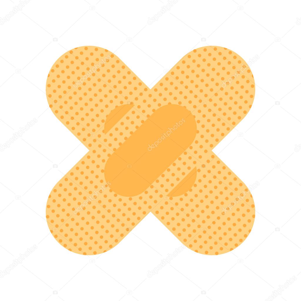Band aid icon vector isolated on white background for your web and mobile app design, Band aid logo concept