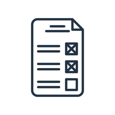 Beyaz arka plan üzerinde Test şeffaf işareti izole test simge vektör