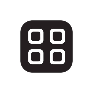 Web ve mobil uygulaması tasarımı, menü logo kavramı için beyaz arka plan üzerinde izole menü simge vektör