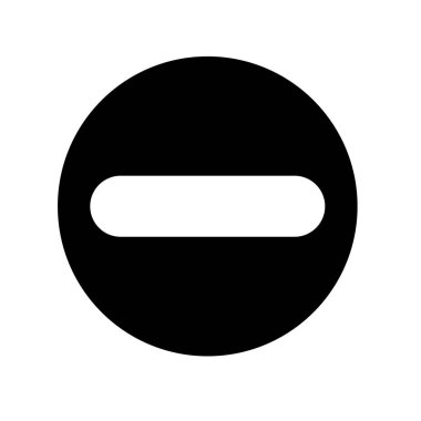 Yasak simge vektör web ve mobil uygulaması tasarımı, yasak logo kavramı için izole üzerinde beyaz arka plan