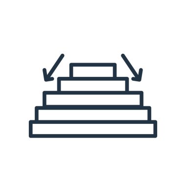 Beyaz arka plan üzerinde Fallen şeffaf işareti izole Fallen simge vektör