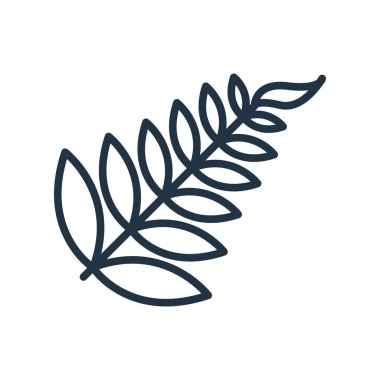 Beyaz arka plan üzerinde yaprak şeffaf işareti izole simge vektör yaprak