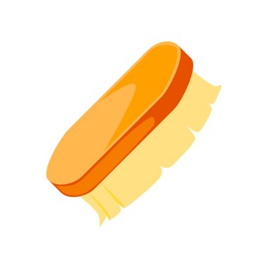 Web ve mobil uygulaması tasarım, fırça logo kavramı için beyaz arka plan üzerinde izole fırça simge vektör